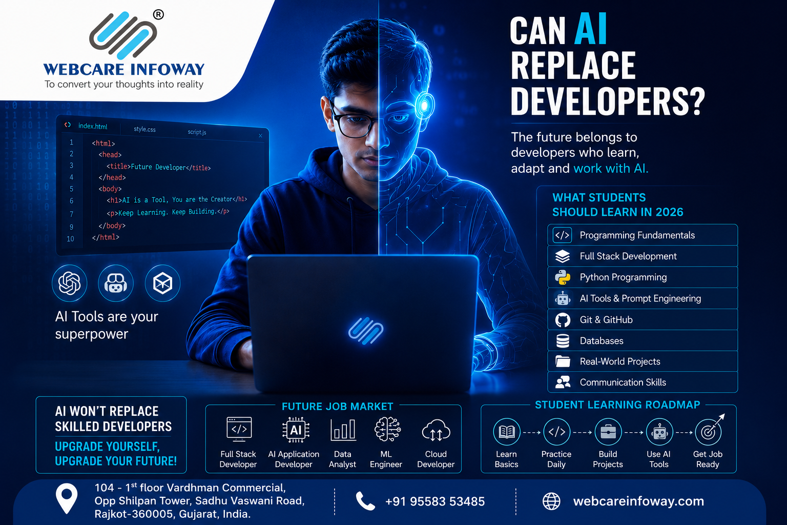 Can AI Replace Developers? What Students Should Actually Learn in 2026